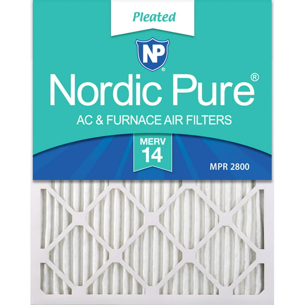 Nordic Pure 15x25x1 MERV 11 Pleated AC Furnace Air Filters 4 Pack 
